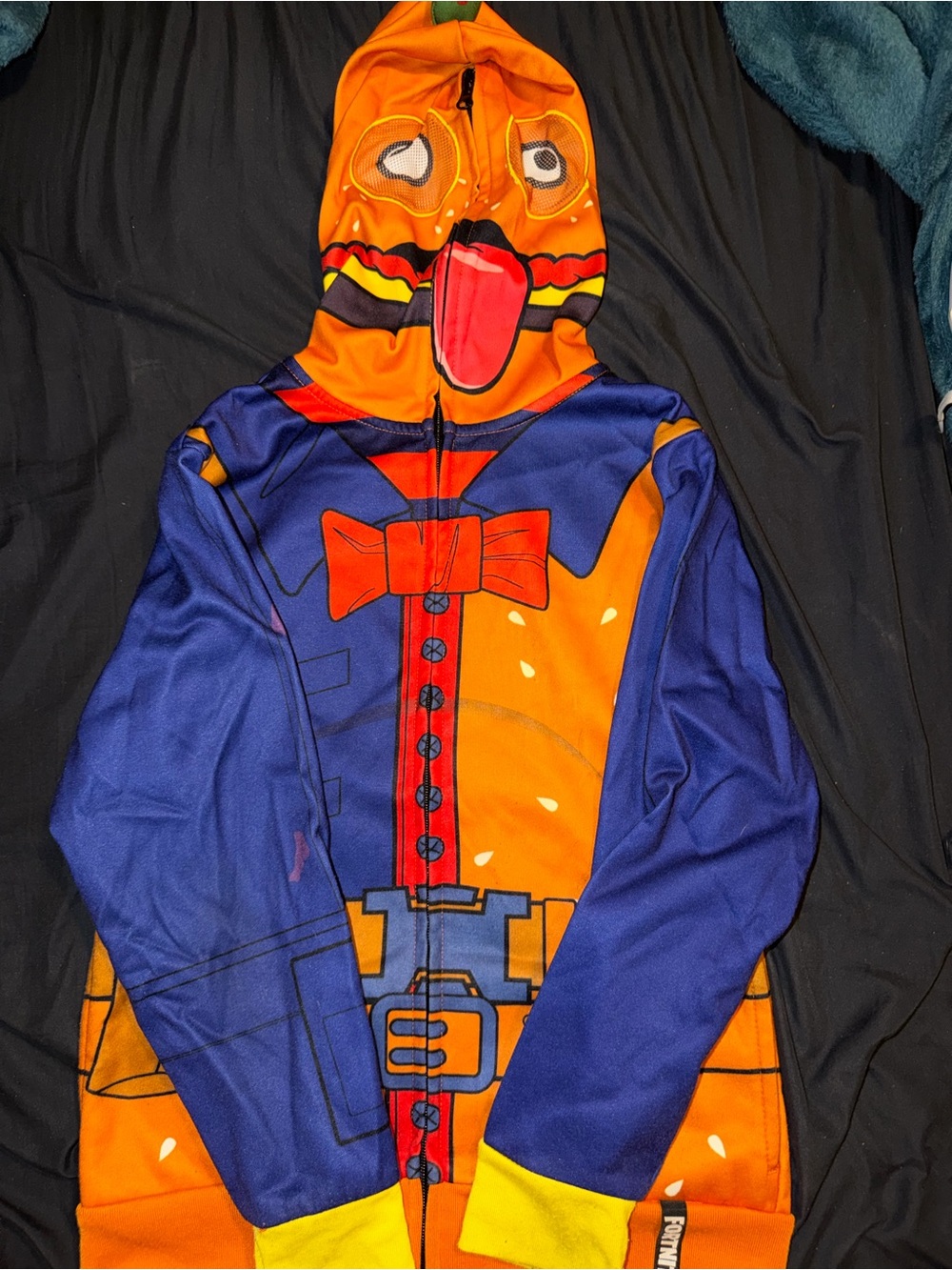 Fortnite Boys Durburger Full Zip Hoodie Size 8
